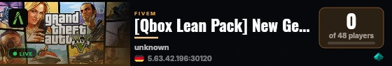 [Qbox Lean Pack] New Gen RP live status badge