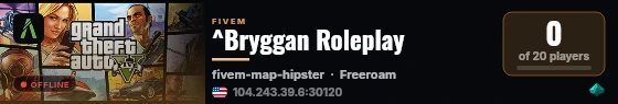 ^Bryggan Roleplay live status badge