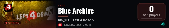 Blue Archive live status badge