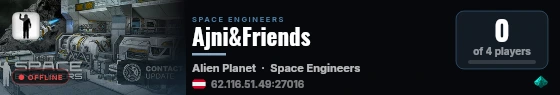Ajni&Friends live status badge