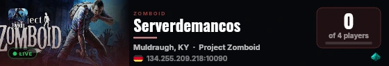 Serverdemancos live status badge