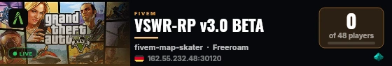 VSWR-RP v3.0 BETA live status badge