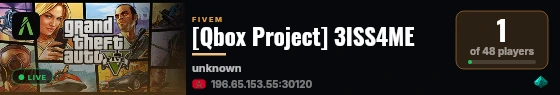 [Qbox Project] 3ISS4ME live status badge