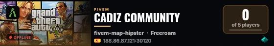CADIZ COMMUNITY live status badge