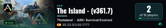 The Island - (v361.7) live status badge