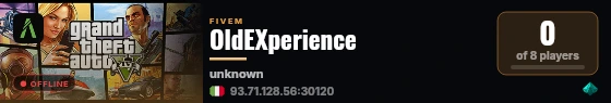 OldEXperience live status badge