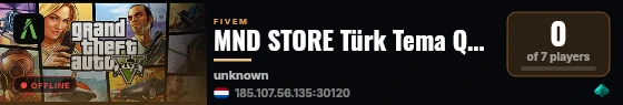 MND STORE Türk Tema QBOX live status badge