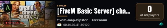 [FiveM Basic Server] change-me live status badge