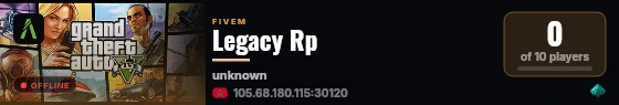 Legacy Rp live status badge