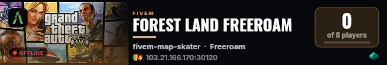FOREST LAND FREEROAM live status badge