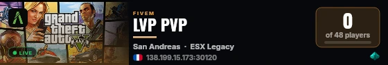 LVP PVP live status badge