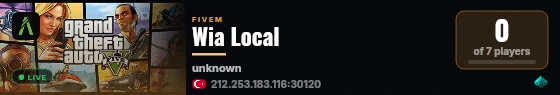 Wia Local live status badge