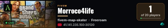 Morroco4life live status badge
