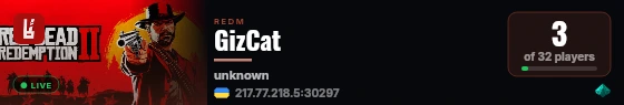 GizCat live status badge