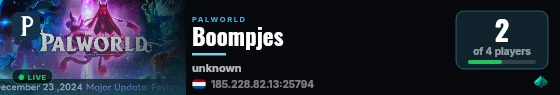 Boompjes live status badge