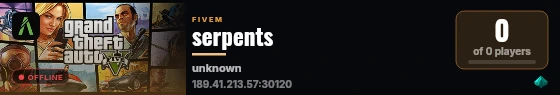 serpents live status badge