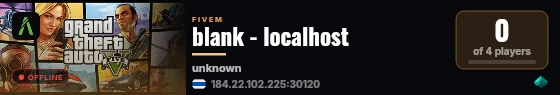 blank - localhost live status badge