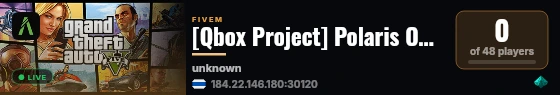 [Qbox Project] Polaris Octagram live status badge