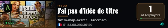 J'ai pas d'idée de titre live status badge