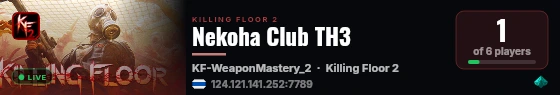 Nekoha Club TH3 live status badge