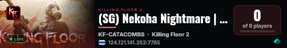 (SG) Nekoha Nightmare | Precision live status badge