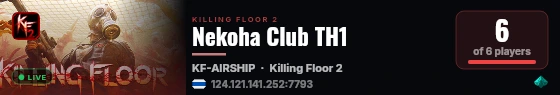 Nekoha Club TH1 live status badge