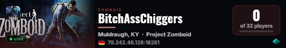 BitchAssChiggers live status badge