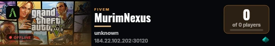 MurimNexus live status badge