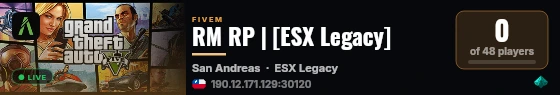 RM RP | [ESX Legacy] live status badge