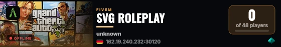 SVG ROLEPLAY live status badge