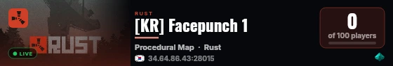[KR] Facepunch 1 live status badge
