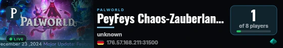 PeyFeys Chaos-Zauberland mit Popcornschnute live status badge