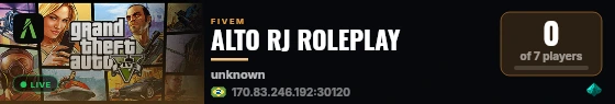 ALTO RJ ROLEPLAY live status badge