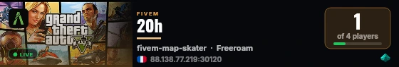 20h live status badge