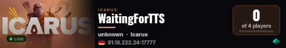 WaitingForTTS live status badge
