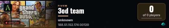 3od team live status badge