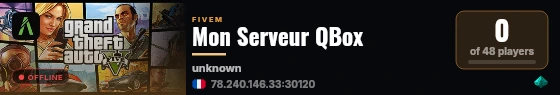 Mon Serveur QBox live status badge