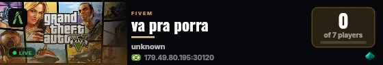 va pra porra live status badge