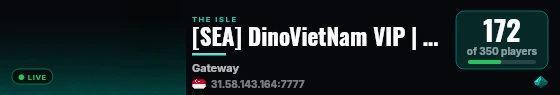 [SEA] DinoVietNam VIP | discord.gg/dinovietnam live status badge