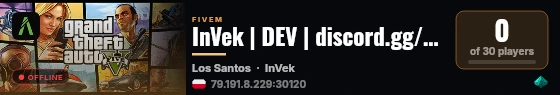 InVek | DEV | discord.gg/InVek live status badge