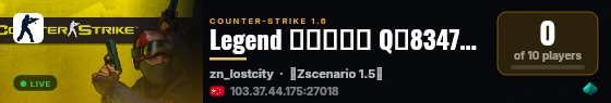 Legend 災厄之章服 Q群834754040 [Zscenario] live status badge