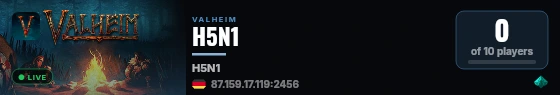 H5N1 live status badge