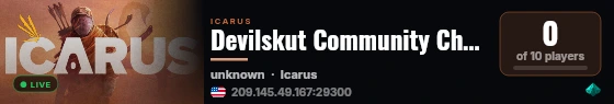 Devilskut Community Challenge live status badge