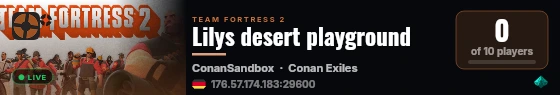 Lilys desert playground live status badge