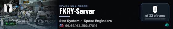 FKRY-Server live status badge