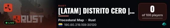 [LATAM] DISTRITO CERO | VANILLA | MAX 5 | WIPE SEMANAL 27/08 live status badge
