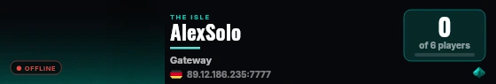 AlexSolo live status badge