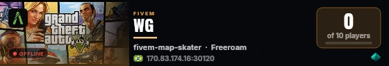 WG live status badge