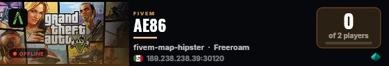 AE86 live status badge