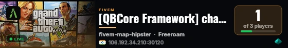 [QBCore Framework] change-me live status badge